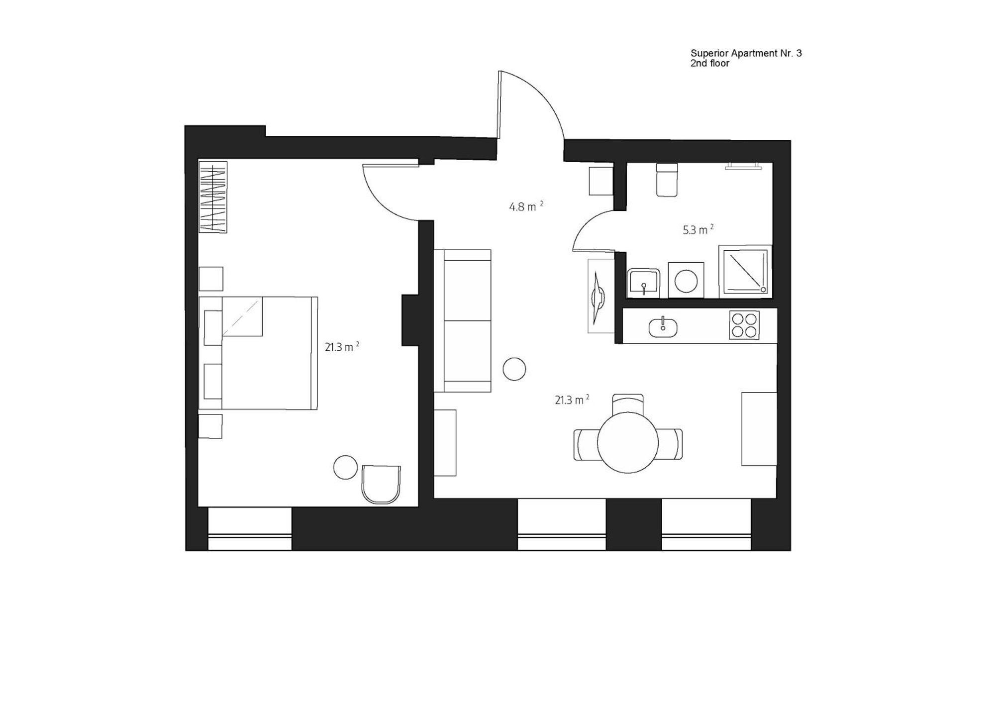 Centra Nams - Center Apartments Cēsis Pokój zdjęcie