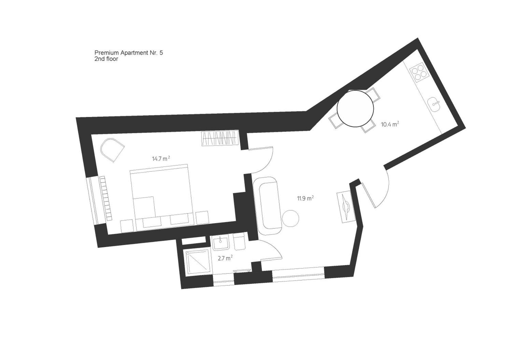 Centra Nams - Center Apartments Cēsis Pokój zdjęcie