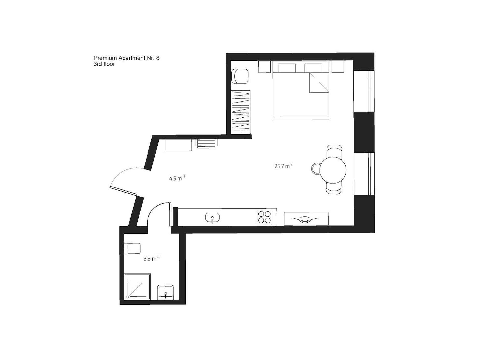 Centra Nams - Center Apartments Cēsis Pokój zdjęcie