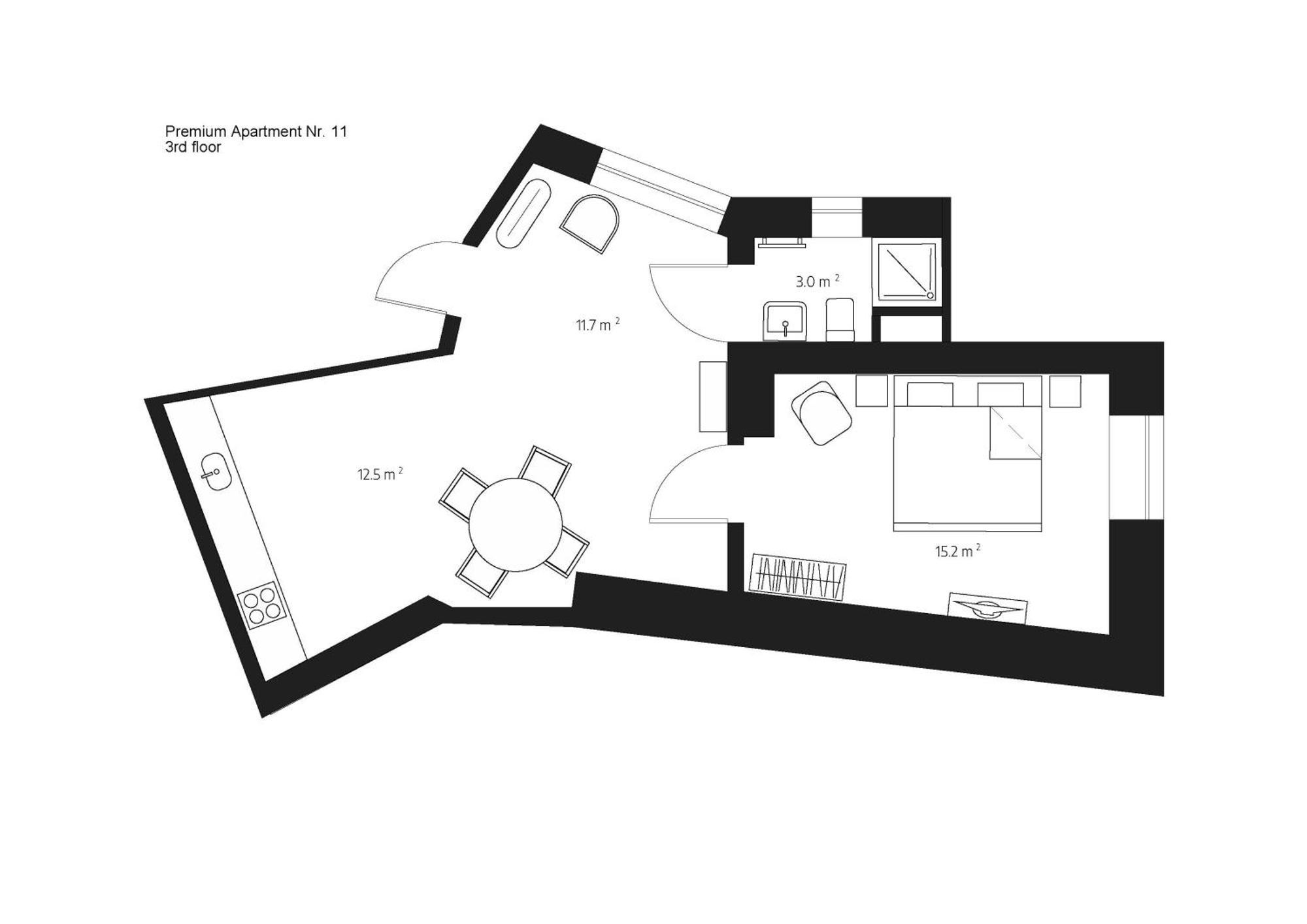 Centra Nams - Center Apartments Cēsis Pokój zdjęcie